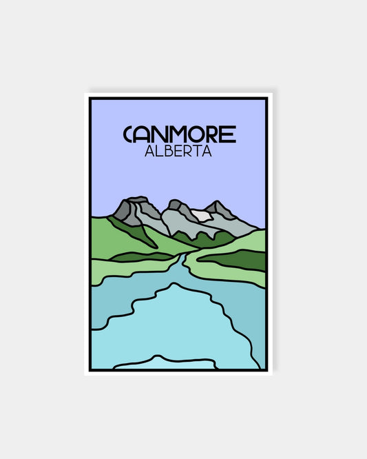 CANMORE PURPLE - POSTCARD