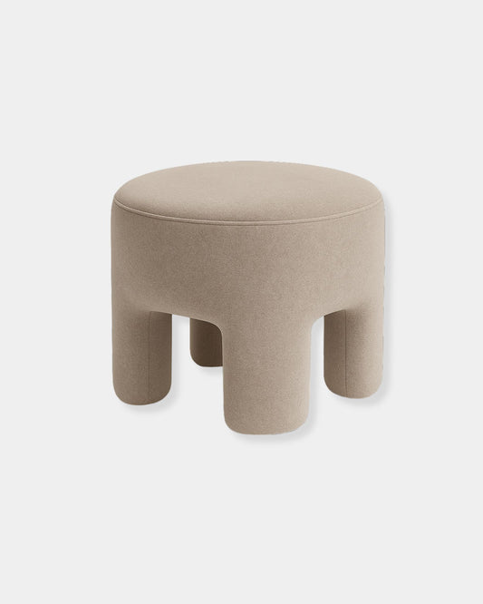 GINGER OTTOMAN - VELVET SANDSTORM