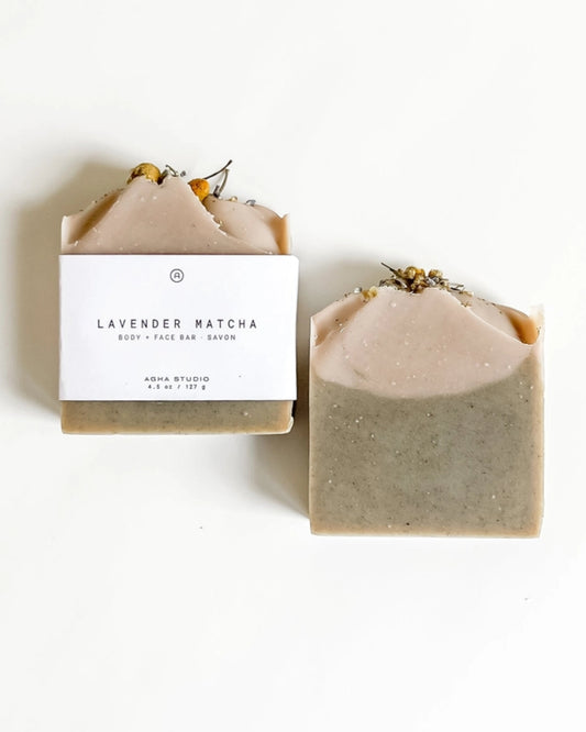 LAVENDER MATCHA BODY + FACE BAR
