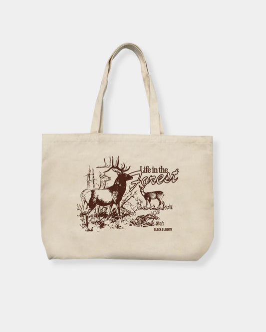 LIFE IN THE FOREST- TOTE BAG