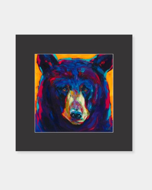 PRINT - BEAR GAZE 12x12