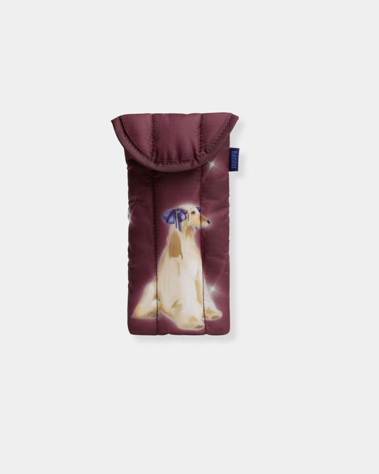 PUFFY GLASSES SLEEVE - FANCY DOGS