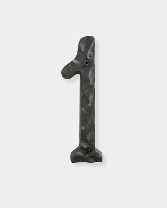 "1" CAST IRON HOUSE NUMBER | Stonewaters