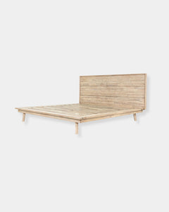 GIA LIGHT DRIFTWOOD BED