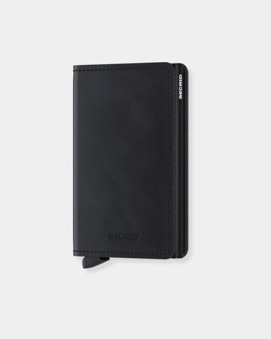 SLIMWALLET - VINTAGE BLACK