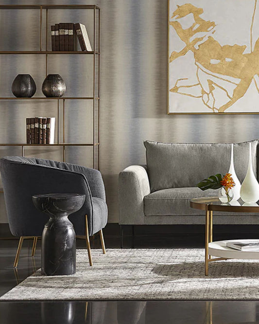 GOYA END TABLE - BLACK MARBLE