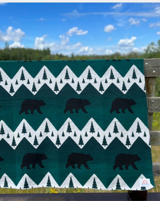 FOREST BEAR BLANKET