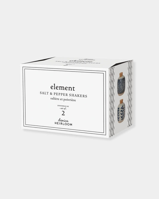 ELEMENT SALT & PEPPER SHAKERS - SET 2