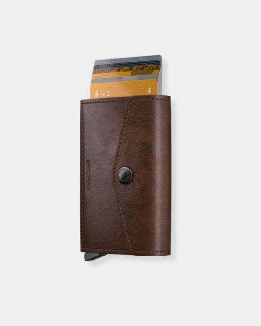 ENVELOPE WALLET - CHOCOLATE