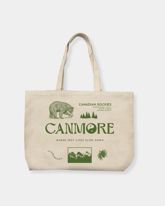 CANMORE DILL GREEN - TOTE BAG