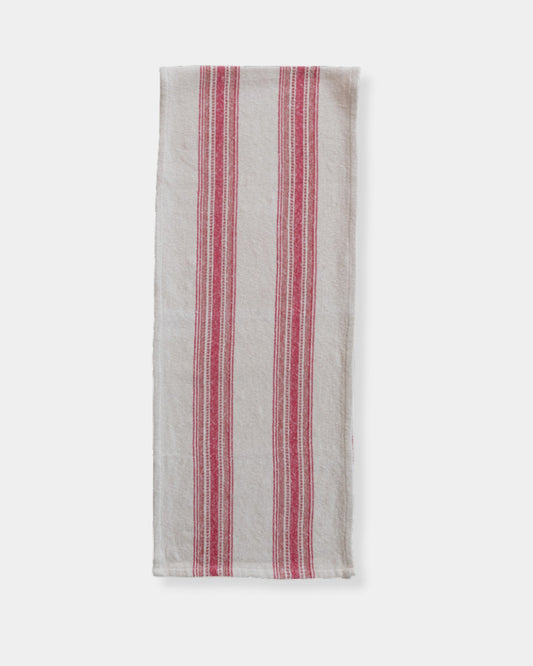 72" COTTON FLOUR SACK TABLE RUNNER-RED