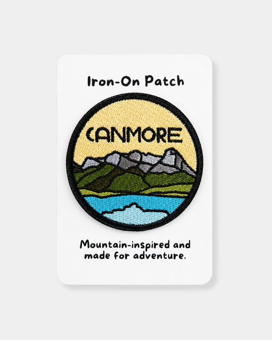 ORANGE CANMORE - IRON ON PATCH