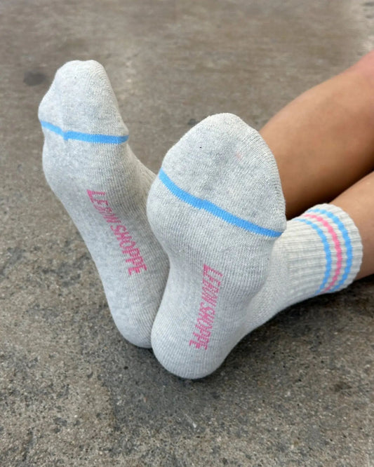 BRIGHT GREY GIRLFRIEND - SOCK