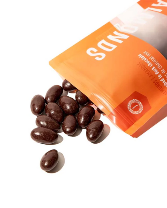 DARK CHOCOLATE ALMONDS