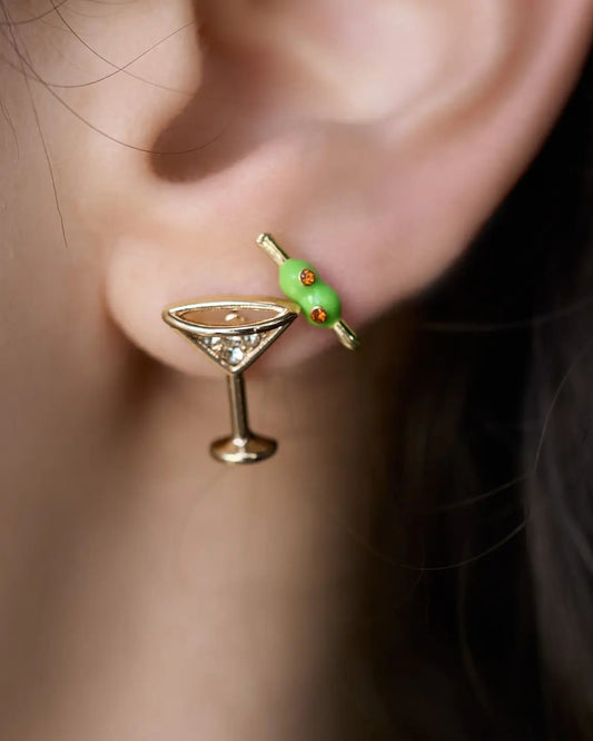 TINI STUDS 18K GOLD PLATED EARRINGS