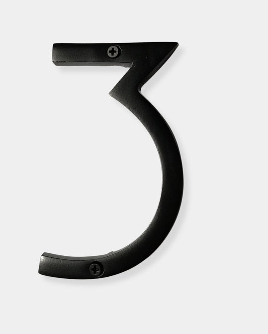 "3" ALUMINUM NUMBER | Stonewaters
