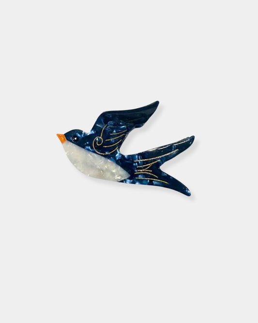 SWALLOW BIRD - CLAW HAIR CLIP
