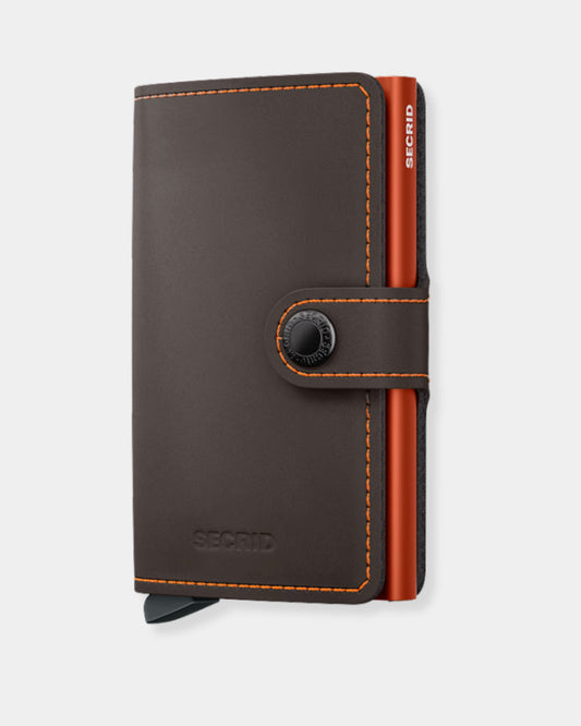 MINIWALLET - MATTE TRUFFLE ORANGE