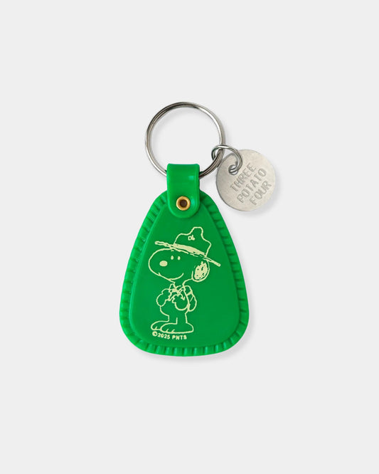 SNOOPY BEAGLE SCOUT SADDLE KEYCHAIN