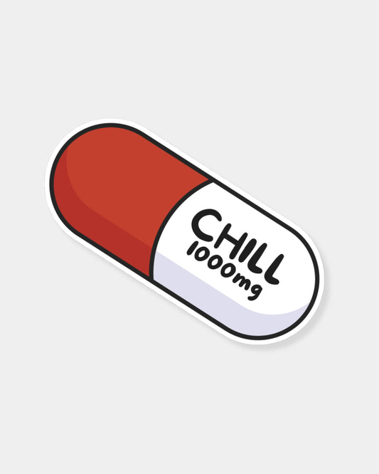 RED CHILL PILL - STICKER