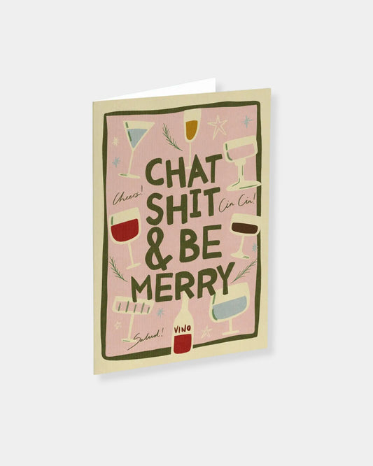 BE MERRY CHRISTMAS - CARD