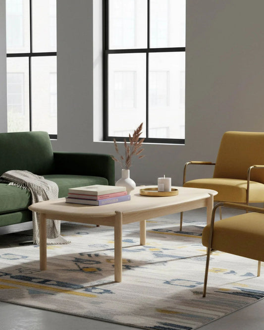 RUNWAY COFFEE TABLE - LIGHT OAK