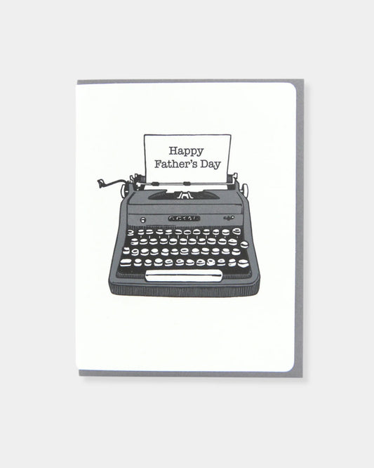 FATHER'S DAY TYPEWRITER - CARD