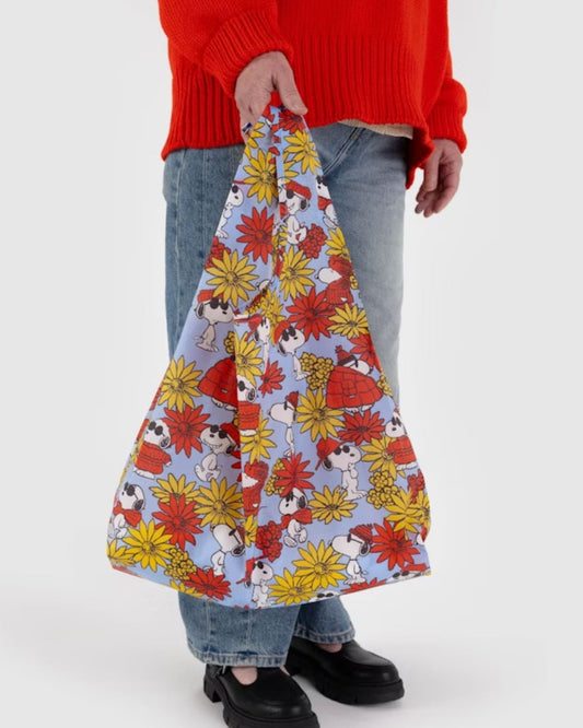 STANDARD BAGGU - FLORAL SNOOPY