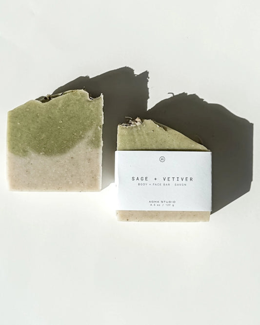SAGE + VETIVER BODY + FACE BAR