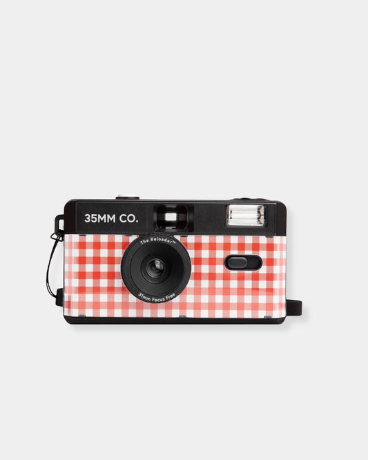THE RELOADER CAMERA - CHERRY GINGHAM