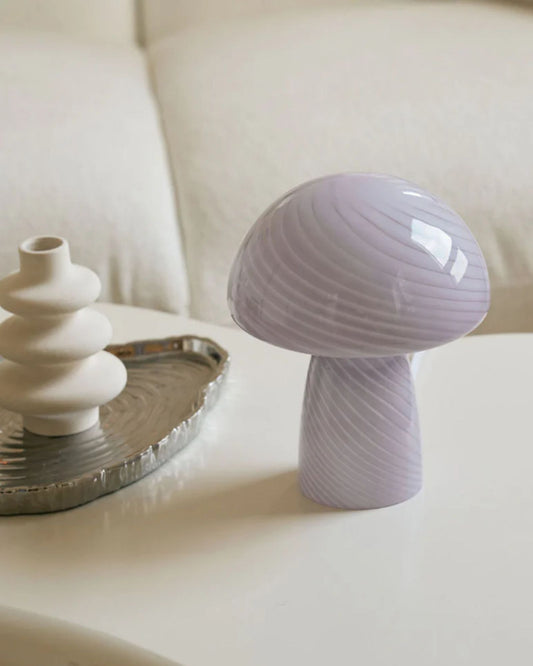 PURPLE MUSHROOM LAMP