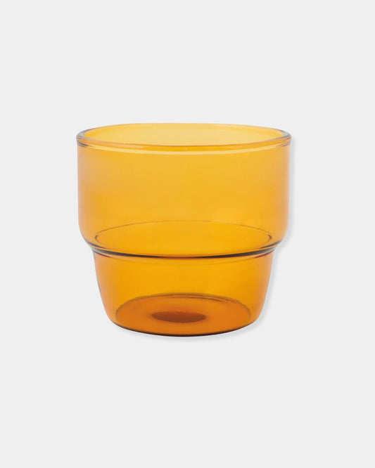 AMBER DRINKING GLASS - 9oz