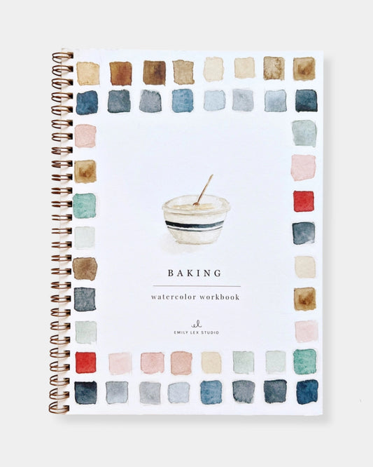BAKING WATERCOLOUR WORKBOOK