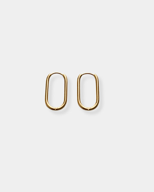 BENNIE GOLD HOOP - EARRINGS