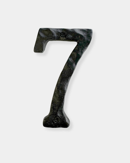 "7" CAST IRON HOUSE NUMBER
