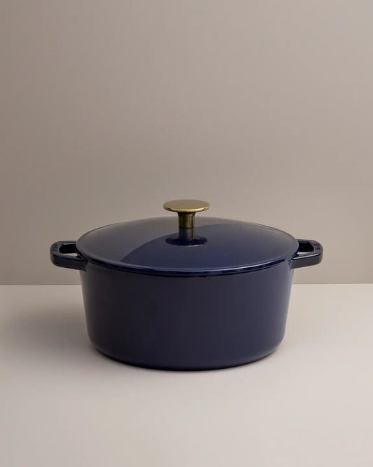MINI DUTCH OVEN - NAVY BLUE 3.5 QTS