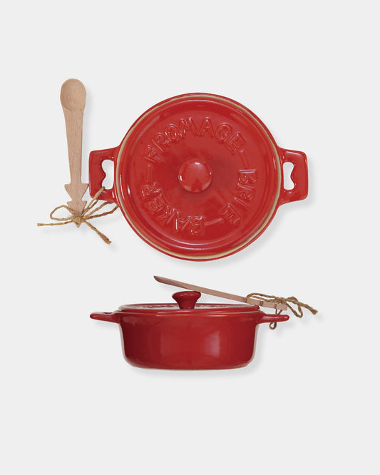 STONEWARE BRIE BAKER