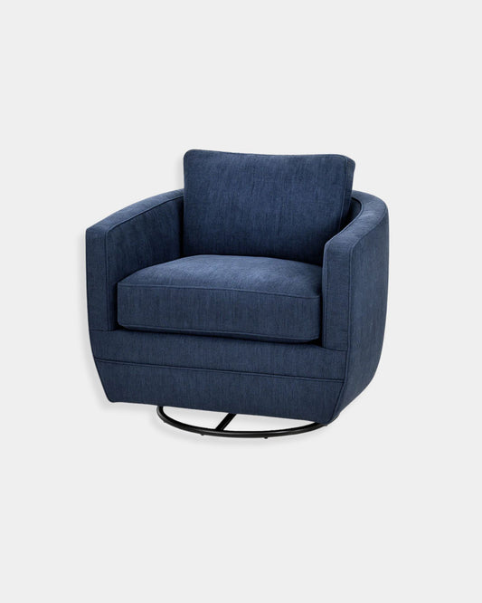 BALTIMO SWIVEL-GLIDE CHAIR - PEACOCK BLUE
