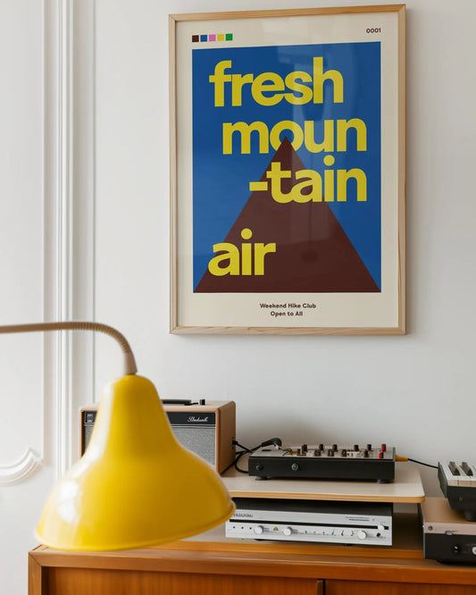 FRESH MOUNTAIN AIR - PRINT
