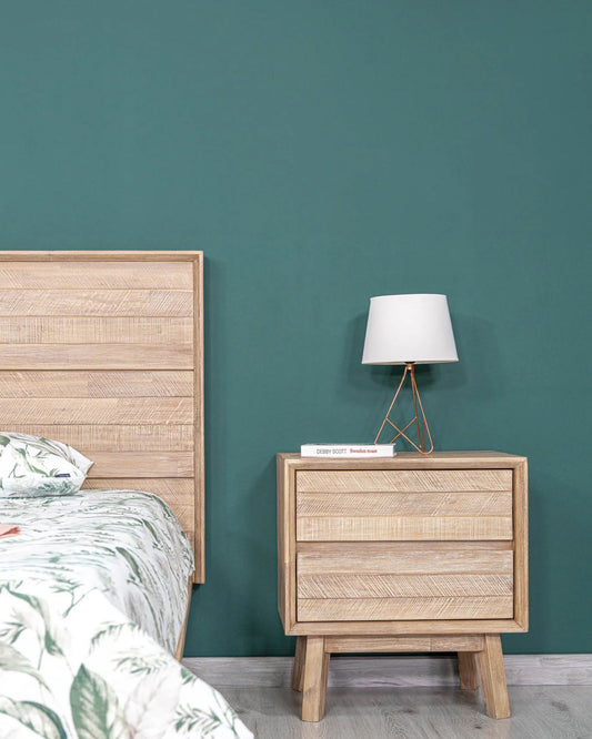 GIA 2-DRAWER NIGHTSTAND - LIGHT DRIFTWOOD