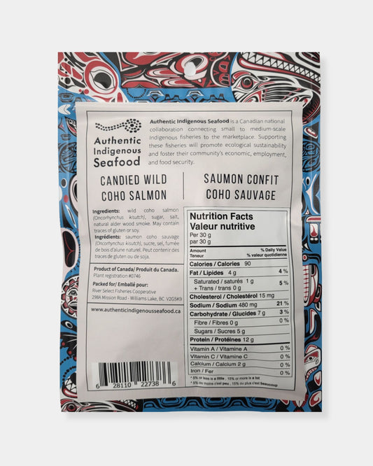 CANDIED WILD COHO JERKY 60g