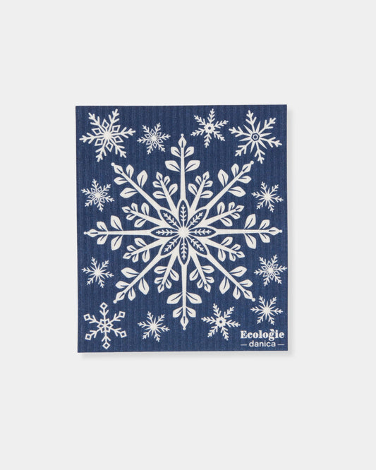 SNOWFLAKE ORNAMENT SWEDISH DISHCLOTH