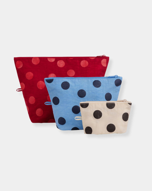 GO POUCH SET - POLKA DOT MIX