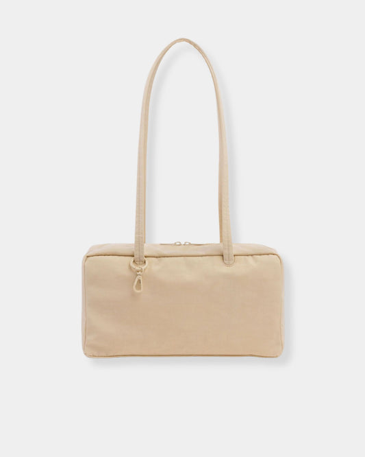 NYLON BOWLER BAG - CUSTARD