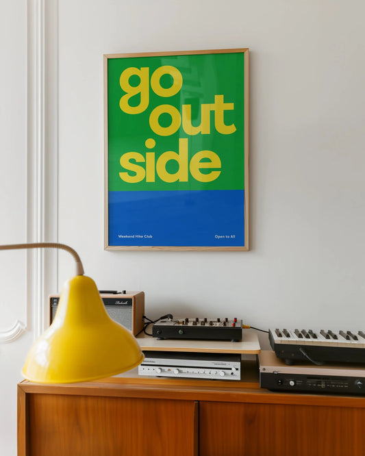 GO OUTSIDE - PRINT