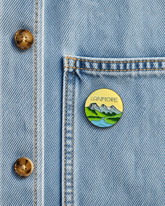 YELLOW CANMORE - ENAMEL PIN