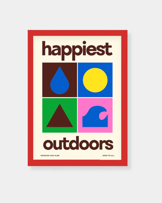 HAPPIEST OUTDOORS - PRINT