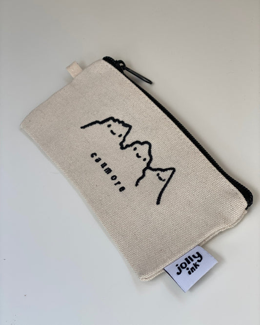 THREE SISTERS EMBROIDERED POUCH - SMALL