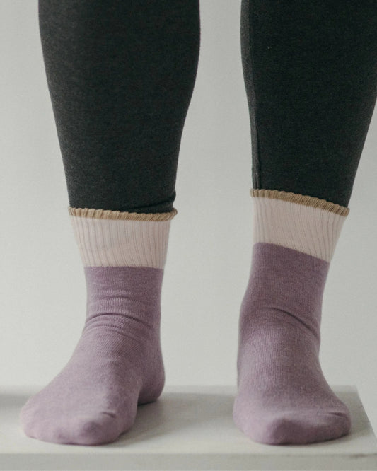BLOCK PIMA WISTERIA - SOCK
