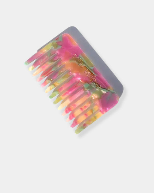 WILDFLOWERS POCKET SIZE WIDE TOOTH - HAIR COMB